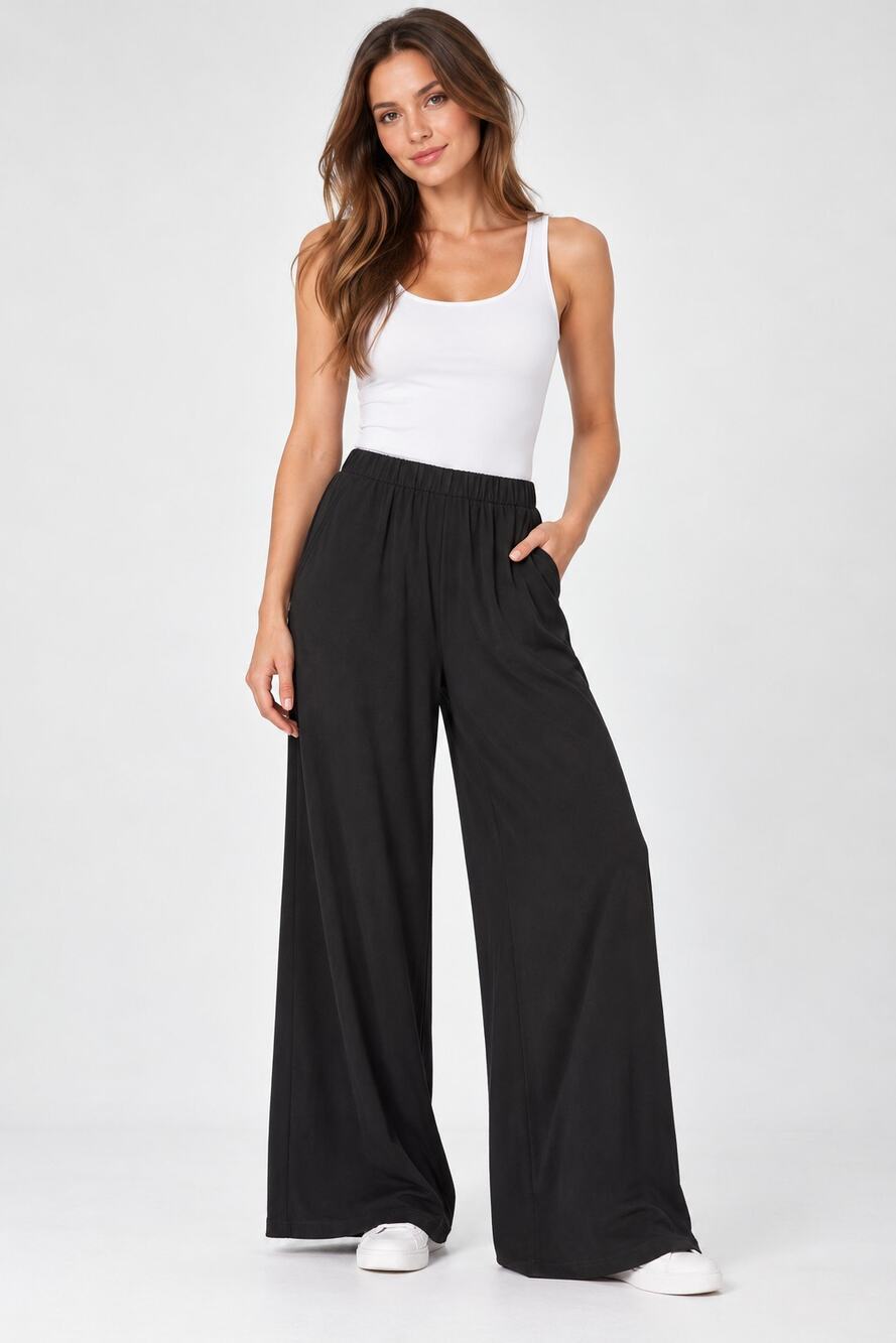 NWT Area Stars Wide Leg Pants Sz XS